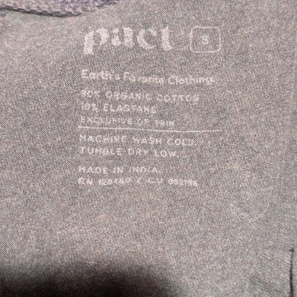 Pact Brand Women's Heathered Forest Green Leggings - Picture 3 of 3